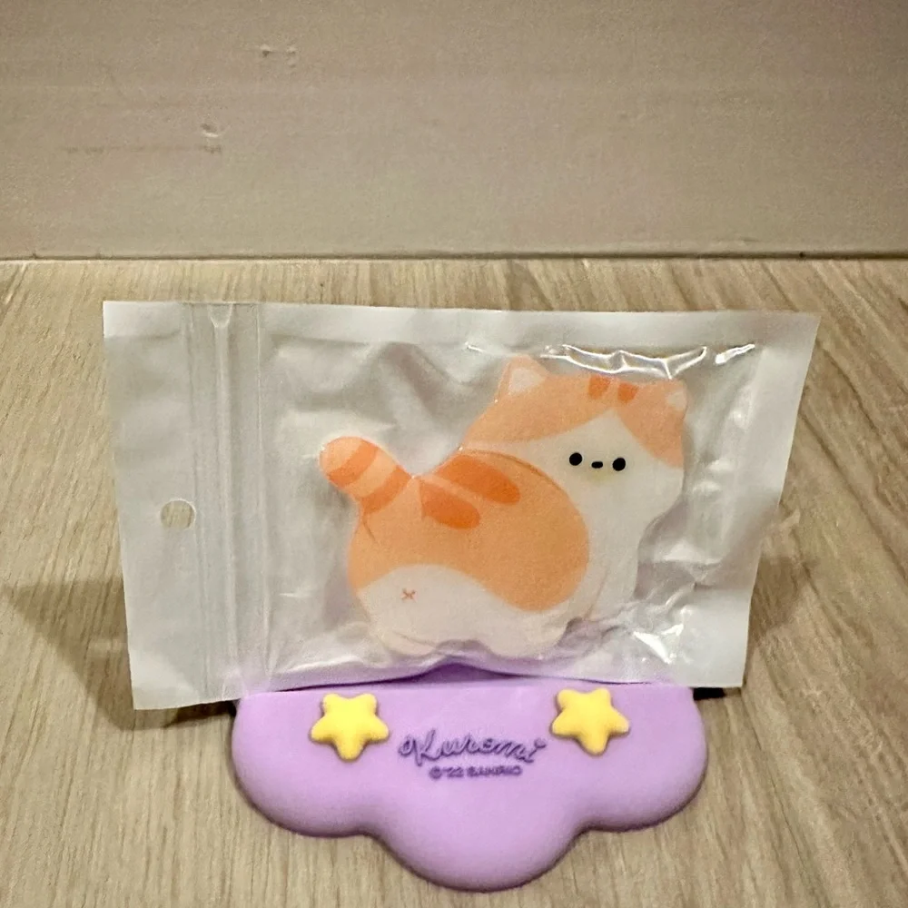 Acrylic Cute Cat Phone Grip